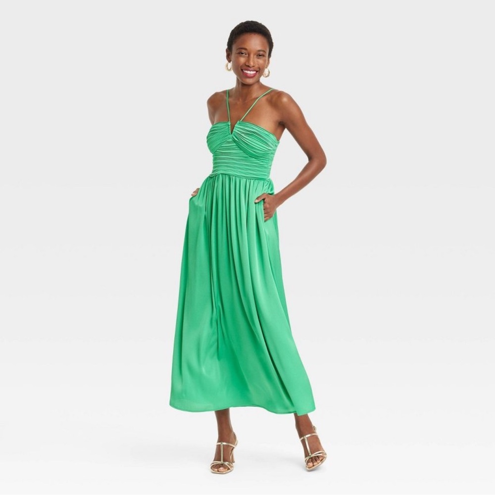 NWT Women's Maxi Sundress - A New Day
Green